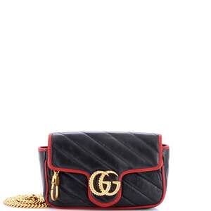 Gucci Gg Marmont Flap Bag Diagonal #335608G11B